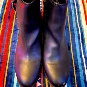 Old Navy Black Moto Ankle Boots Size 9